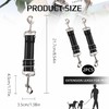 2 Pcs Collar to Harness Safety Link,Adjustable Double Clip Dog