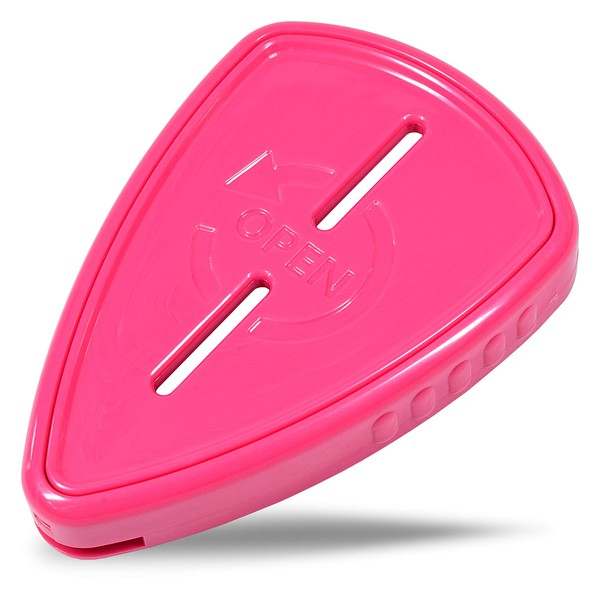 Seki Japan Multifunction Pull Top Can Opener, Plastic Body Kitchen Gadget Tool with Magnet for Elderly, Women, Children