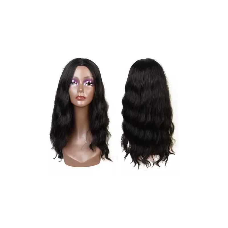 generic Peluca Africana Moda Pelo Largo Diario Pelo Rizado Ondulado