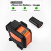 Tacklife 3 x 360 Degree Laser Level Self-Leveling Green Cross
