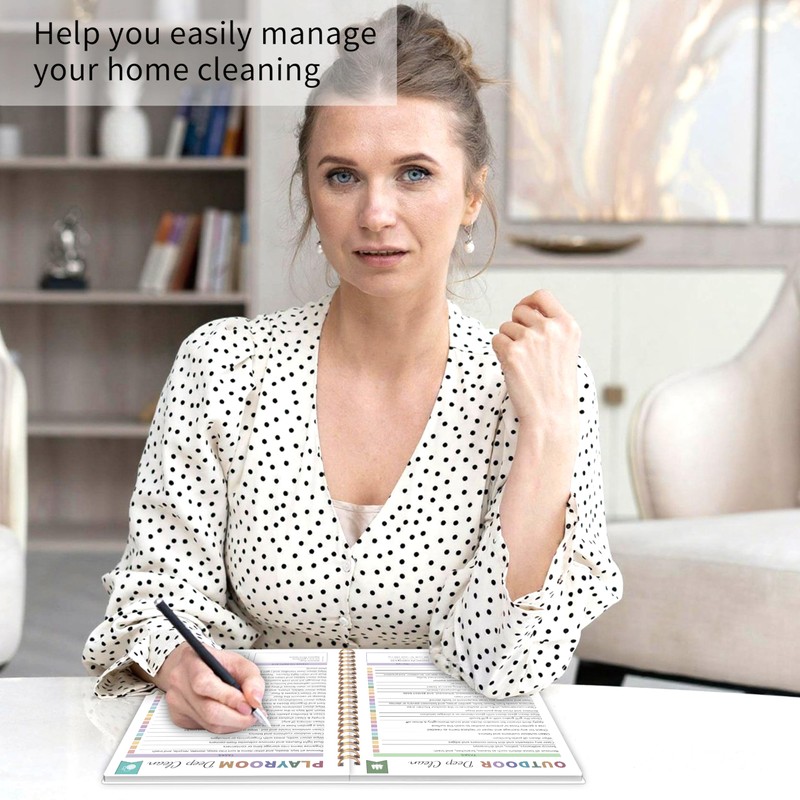 ADHD Cleaning Planner for Adults Women, Cleaning Schedule and Checklist