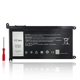 NATNO WDX0R Laptop Battery for Dell Inspiron 13-5000 13-7000 15-5000 15-7000 17-5000 Series 7378 7368 5368 5378 5379 7560 7569 7570 7579 5565 5567 5568 5578 5767 5765 [42Wh 11.4V 4Cell]