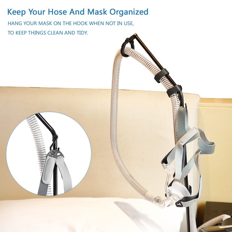 LONYEON CPAP Hose Holder - CPAP Hose Hanger for Bed