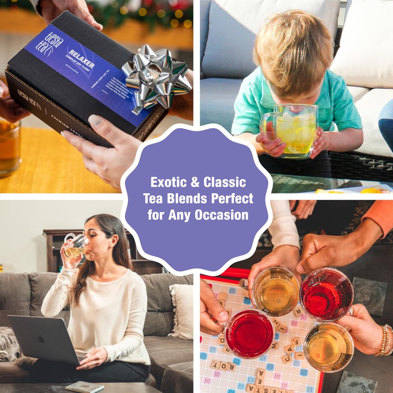 Tiesta Tea - 8 Herbal & Rooibos Sampler Dry Flight