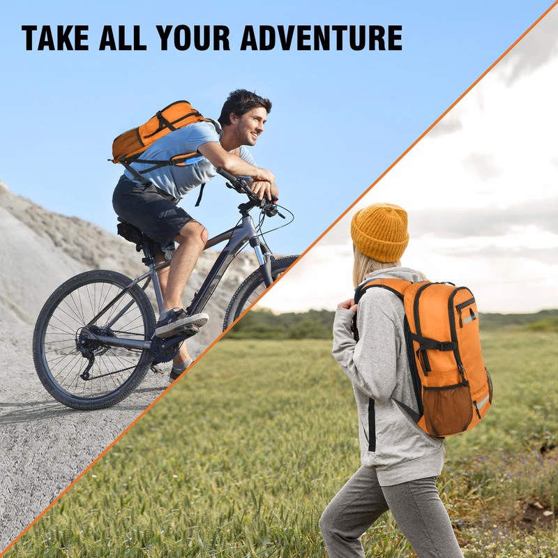 Zavothy Hydration Backpack with 3L Water Bladder Small Hiking Water