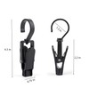 Frcctre 60 Pack Laundry Hooks Clip, 4.3" Plastic Swivel Hanging