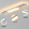 Qcyuui Modern LED Ceiling Light,Dimmable Linear Ceiling Lamp,31.5in Kitchen Lighting