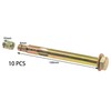 10 Pieces Expansion Bolts – Hexagonal Outer Expansion Sleeve Screws