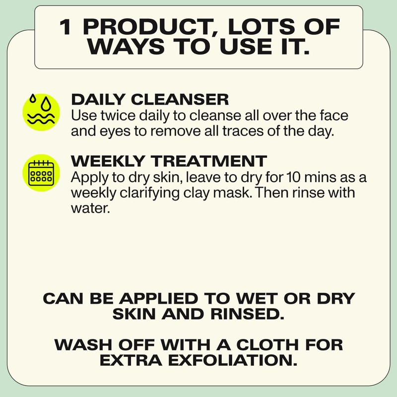 Faace Dull Daily Cleanser & Face Mask As Seen On