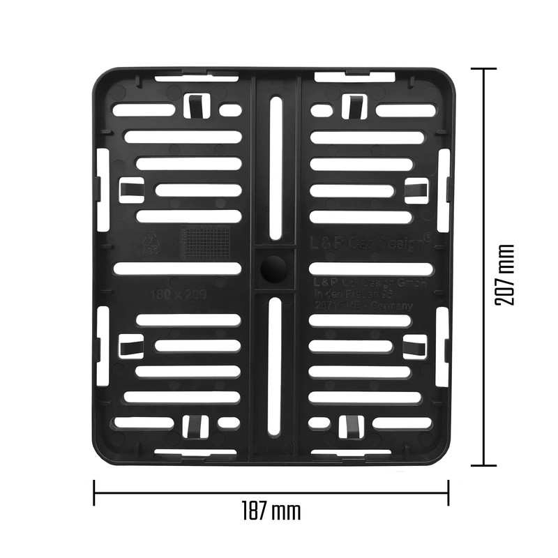 Motorcycle License Plate Holder 180 x 200 mm 180 x