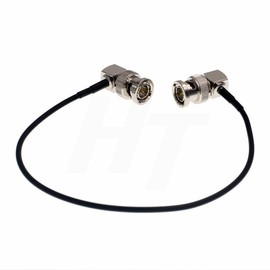 HangTon 1080p 3G HD SDI BNC Video Coaxial Cable for SmallHD Blackmagic Sony ARRI RED Camera Monitor Transmitter, Thin Soft RG174 30 cm