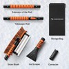 Nuovoware 60" Ice Scraper and Extendable Snow Brush for Car