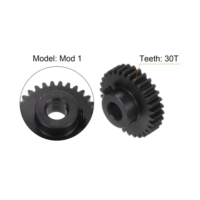 QUARKZMAN Mod 1 30T Pignone,Foro da 8mm Ingranaggio a Cremagliera