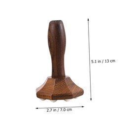 Healvian 360degree Wood Massage Brush for Deep Tissue Relief Portable Body Massage Tool for Cellulite Removal and Muscle Soreness for Neck Back Arms Legs