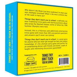 Hygge Games Things They Don't Teach You in School Party Trivia Game