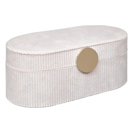 Atmosphera Enya Velours Jewellery Box Beige L 255 cm