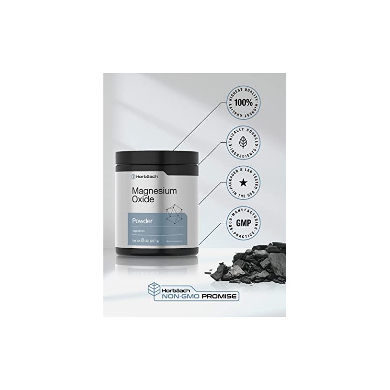 Horbäach Polvo de óxido de magnesio | 400 mg |
