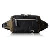 Mustache JJL-0321 Men's Body Bag, Waist Bag, Polyester, Black