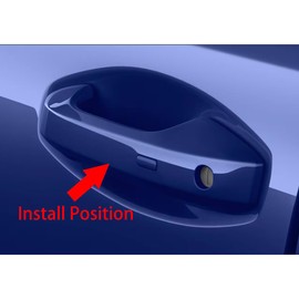 Beautost Fit for Nissan New Kicks 2025 Door Handle Cover Trims ABS (Chrome)