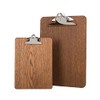 Chalkboards UK Premium Clip Board, Wood, Dark Oak, 34 x
