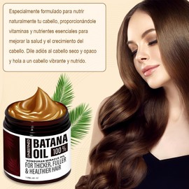 Aceite Capilar Batana, Aceite de Batana, 100% aceite para cabello batana, Previene Caída del Cabello - Promueve Cabello Grueso, Abundante y Saludable - Tratamiento Capilar Nutritivo