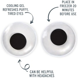Genuine Fred Almohadillas para los Ojos - Almohadillas Terapéuticas para los Ojos - Modernas - Pequeño - 1 Count - Paquete Individual