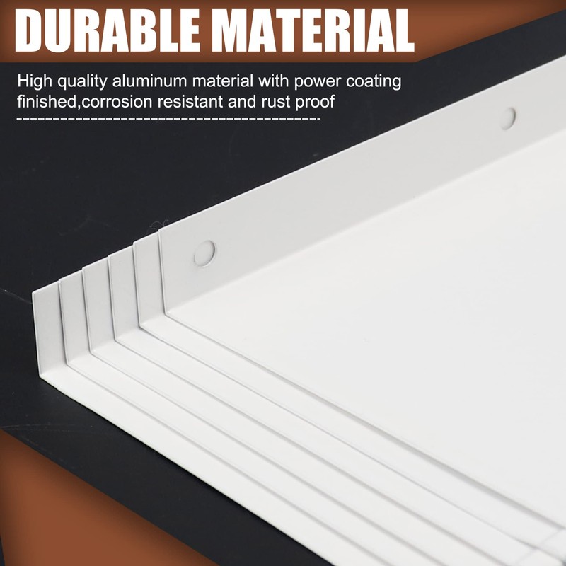 BJADE'S Gutter Valley Splash Guard,4 Pcs Aluminum Roof Valley Splash