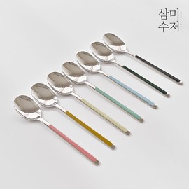 1+1 Ara 316 Color Ceramic Kids Cutlery Set 7 Colors / 1+1 아라 316 컬러 세라믹 키즈 수저세트 7color