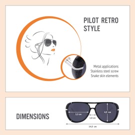 ActiveSol Dione Women's UV400 Protection Polarised Sunglasses, black silver