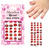 MelodySusie Qcoat Fully Cured Gel Nail Strips for Kids (Chic