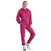 LeeHanTon Women's 2 Piece Jogger Set Zip Up Sherpa Lined