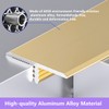 10 Pcs Aluminium Alloy T Molding Floor Transition Strip 48"