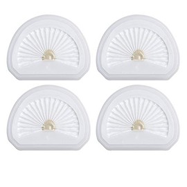 4Pack VLPF10 Replacement Filters Compatible with Black and Decker Hand Vacuum Filter Model # HLVA320J00 HLVA315j & N575266