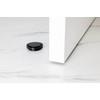 EVI Herrajes Adhesive Door Stop, Black Lacquered Stainless Steel, Modern