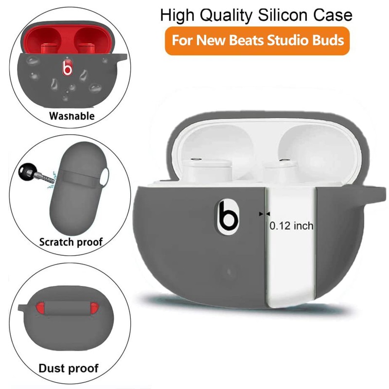 Olytop for Beats Studio Buds/Bud + Case with Cleaner kit