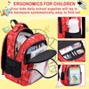 FunnyGifts Boys Backpacks with Lunch Box for Kids School Bookbag
