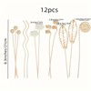 Flower Reed Diffuser Sticks Set,Diffuser Sticks Refill Replacement for Home