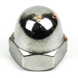 DAUMLINK® Cap nut, high shape DIN 1587, material V2A stainless steel (25 pieces) (Similar to UNI 5721) for screw optics and against injury, dirt and damage (M10)
