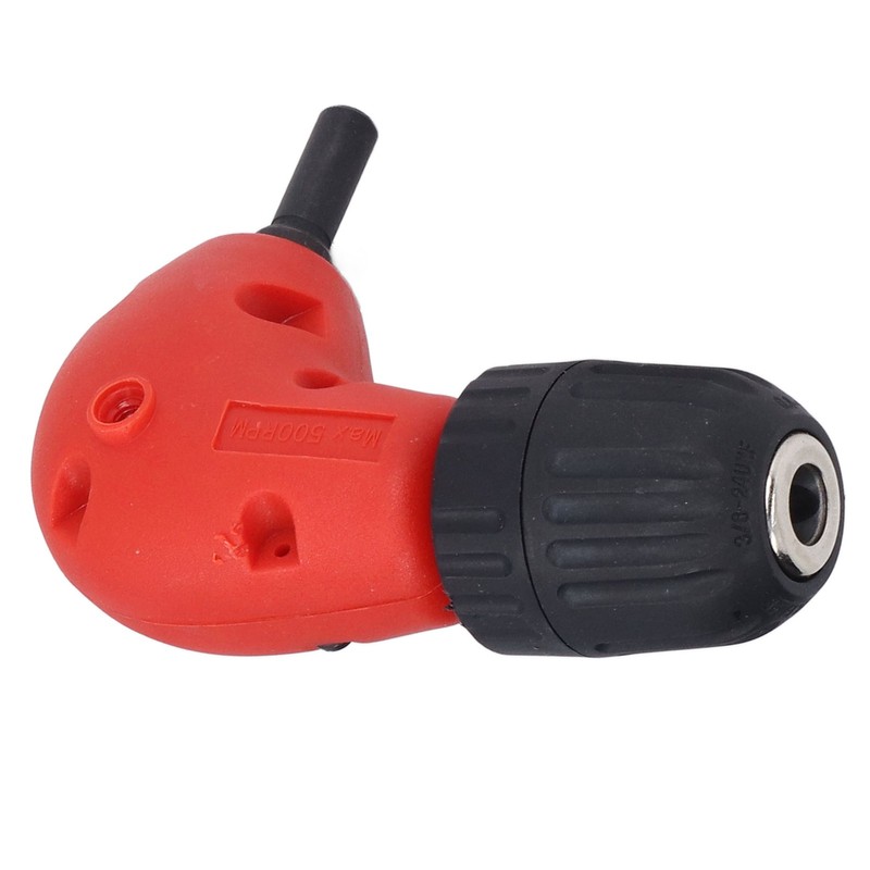90° Angle Adapter Round Shank Right Angle Extension Chuck Attachment