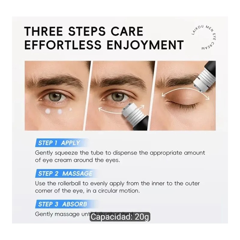 Serum Contorno De Ojos Exclusiva Para Hombre 20gr Original