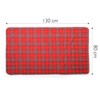 Filersong Checkered Throw Large 2 Piece Fleece Blanket Nordic Thick