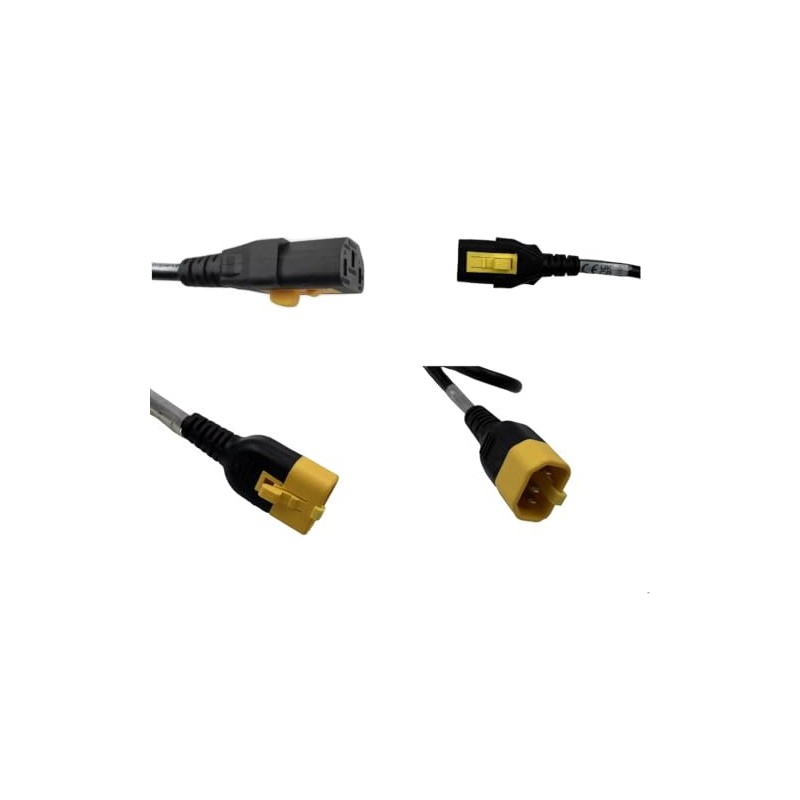 YCYUYUFUNS IEC Locking C13 to IEC Locking C14 Power Cord