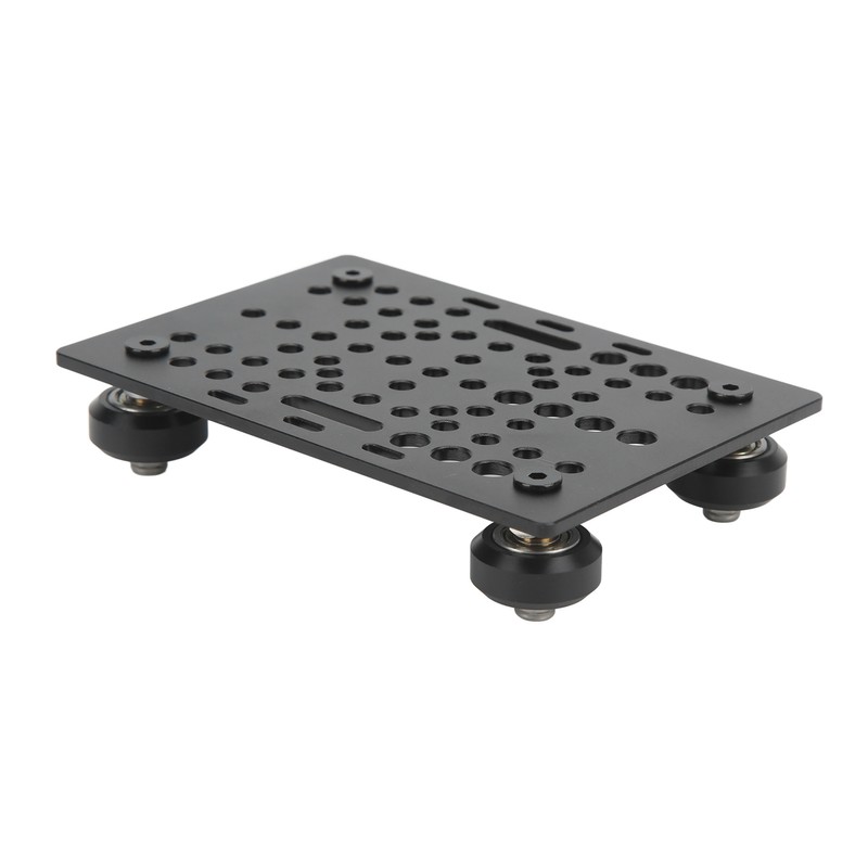 Gantry Plate Aluminum High Strength Gantry Board Black Anodized 3D