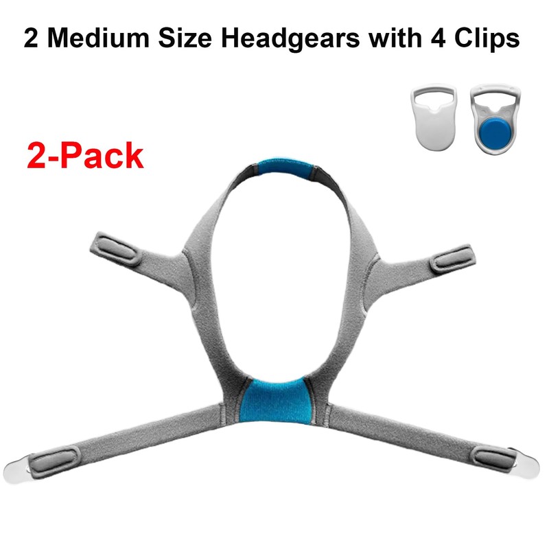2-Pack Replacement Headgear Strap for N20 Nasal Pillow CPAP Mask,