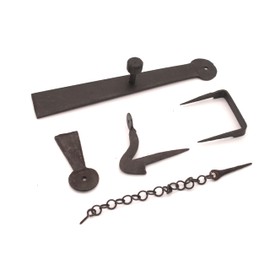 Beeswax Heavy Duty Iron Hand Forged Suffolk Latch Spare Parts Privacy Lock Thumb Piece Suitable for Wooden Doors, Garden Gate, Sheds