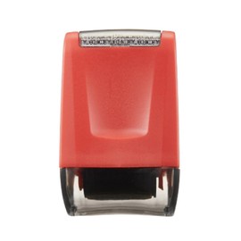 Red, Identity Roller Stamp Wide Rolling Security Kit, Data Defender with Refills, Address Blocker, Anti Theft, and Privacy Safety, Confidential Roller Stamp