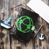 CLISPEED Diary for Boys with Lock and Keys, Football Pattern