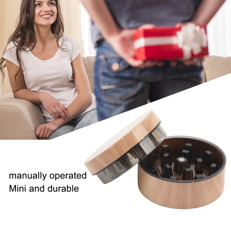 Manual Spice Grinder Mini Design Durable Metal ABS Portable Easy