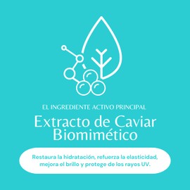 Caviar Professional | Dúo Shampoo libre de sulfatos y parabenos | Loción Crecimiento Anti Caída Fortificante | Eco Friendly