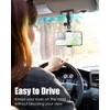 Charchendo Car Sun Visor Short Metal Arm Phone/GoPro Mount 4-7"